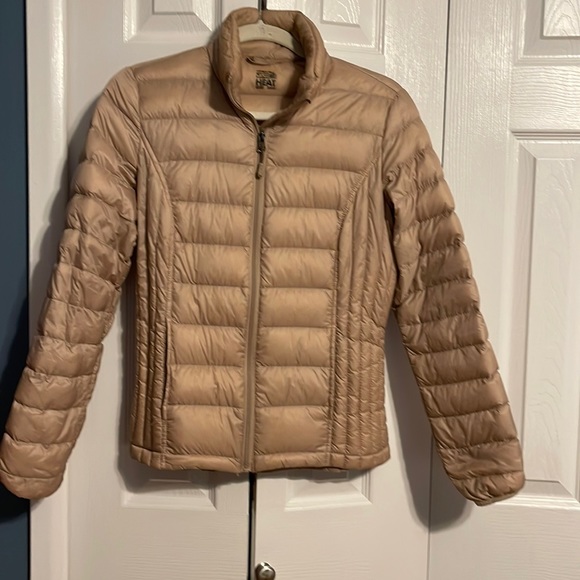32 Degrees ultra light down zipper jacket in metallic taupe size XS - Picture 3 of 12